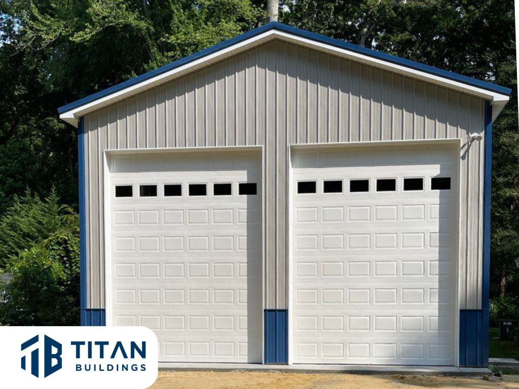 30x59 Boat Storage Building - Custom pole building in Queenstown, Maryland by Titan Buildings